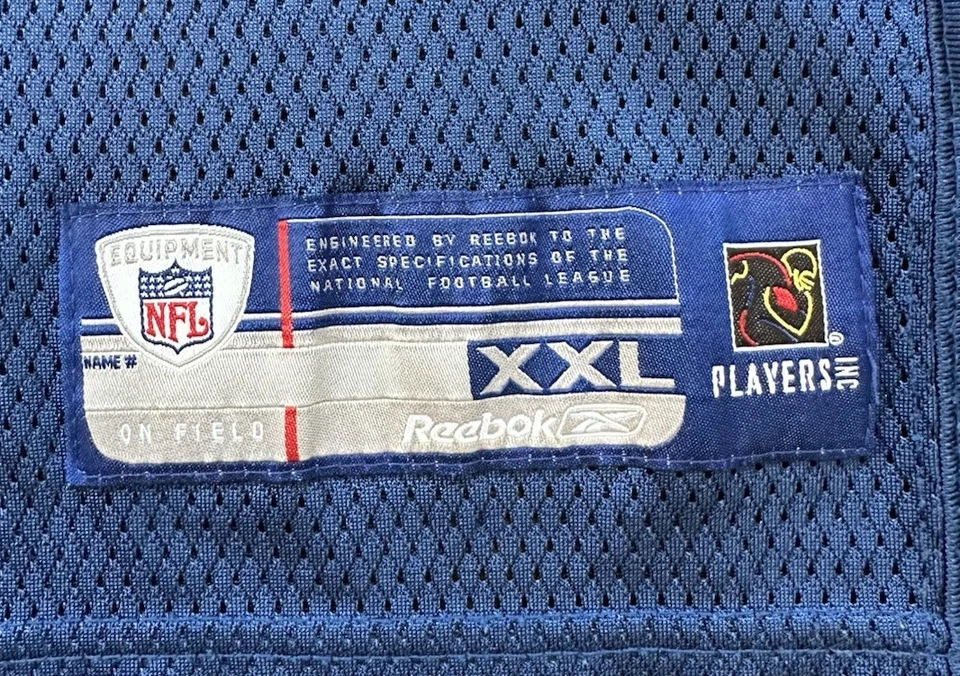 Camiseta deportiva Reebok Indianapolis Colts #18 Peyton Manning talla 2XL equipo de la NFL en el campo Foto 3 de 4