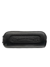 Chrome Hearts Black Leather Sunglasses Case