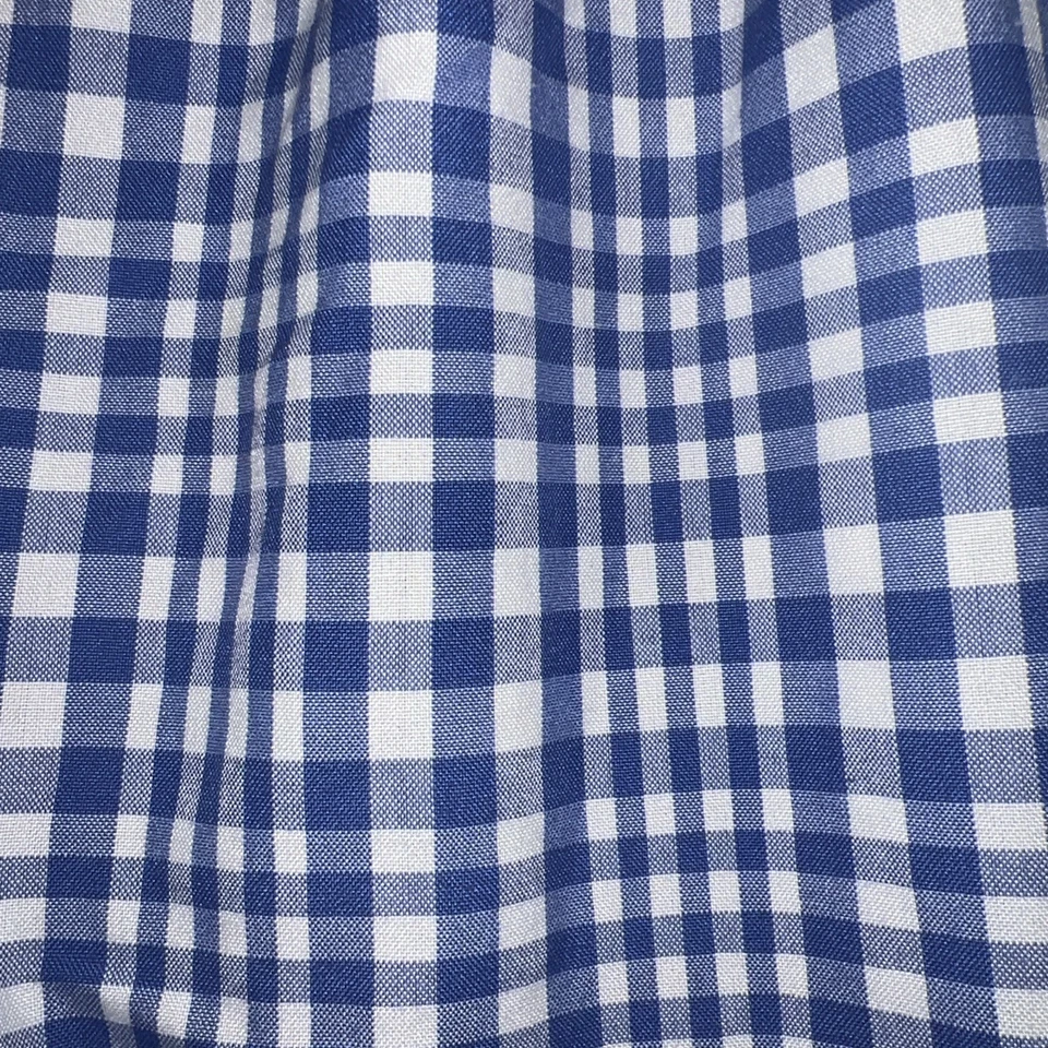 Vintage KELLY'S KIDS blue/white ruffle capri pants 10/12 (A3) - Image 3 of 4