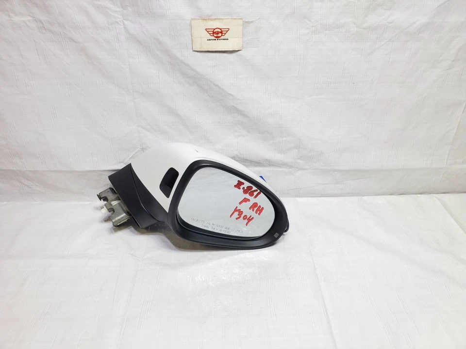 Espelho de porta Volkswagen Touareg 2015-2017 visão lateral direita do passageiro com câmera fabricante de equipamento original - Imagem 3 de 4