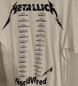 Metallica Worldwired Tour Shirt | eBay