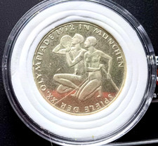 1972 J Germany Munich Summer Olympics XX ATHLETES, 10 Mark Silver Coin