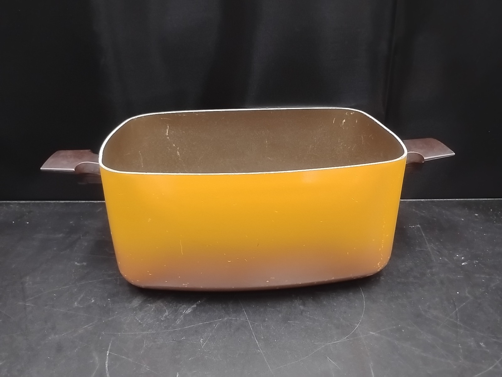 Vintage West Bend Slow Cooker 6 Qt. Replacement Pan Orange ombre
