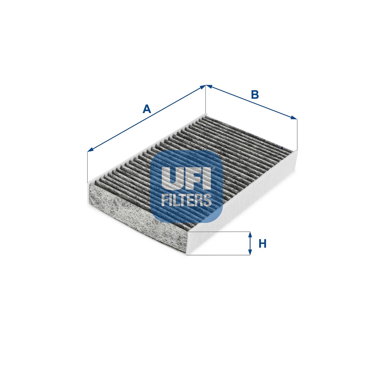 Cabin filter Activated Carbon Filter 54.285.00 UFI for RENAULT NISSAN - Image 4