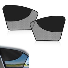 Car Window Sun Shades 2 Pack, Magnetic Double Layer Side Window Covers, Half ...