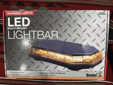 LED multi-mount Light bar 68 Amber LEDs