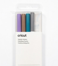 Image of Cricut Metallic Markers Medium Point Multi Color Pens Explore Maker Pack of 4