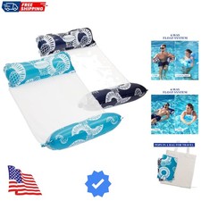 Waterlife 4-in-1 Pool Hammock 2-3-4 Packs, Inflatable Pool Chair Float, Water...