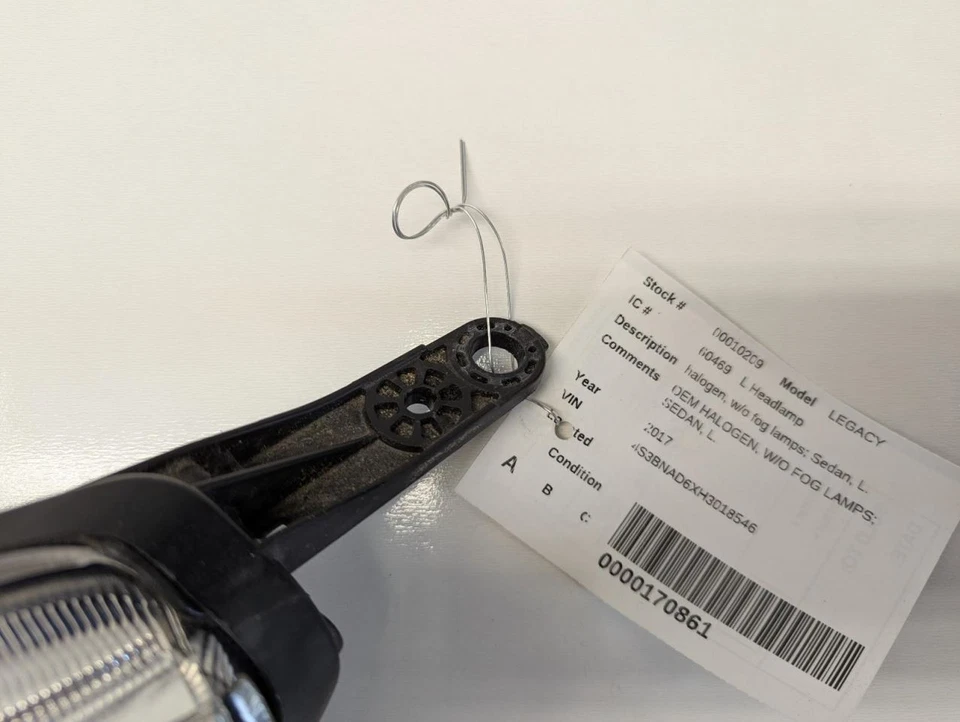 Driver Headlight Halogen Without Fog Lamps Sedan Fits 15-17 LEGACY 779420 - Image 4 of 4