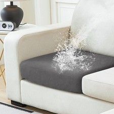 Waterproof Couch Cushion Covers Thick Velvet Fabric Washable Sofa Slipcovers ...