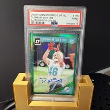 2018 Donruss Optic Durham Smythe Rated Rookie Auto Green /5 Dolphins 🔥