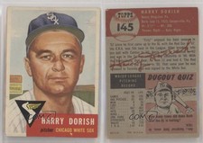 1953 Topps Harry Dorish (Bio Information is White) #145