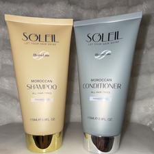 SOLEIL HydroLine Moroccan Shampoo  Conditioner Set 175mL Paraben-Free