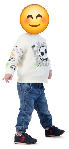 FELPA NIGHTMARE BEFORE CHRISTMAS JACK SKELLINGTON BAMBINO 18M - Foto 4 di 4