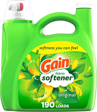 Liquid Fabric Softener, Original Scent, 140 FL OZ, 190 Loads, Liquid Fabric Soft 0.14 per gallon