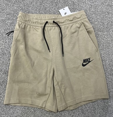 Nike Tech Fleece Essentials Shorts Reißverschlusstasche - beige - DD5301 247 - Small (S)