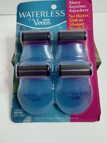 Waterless By Gillette Venus Razors Lubricating SoftGel Aloe Discontinued