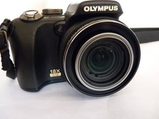 Olympus SP-560UZ Compact Digital Camera with 4 AA Batteries Used