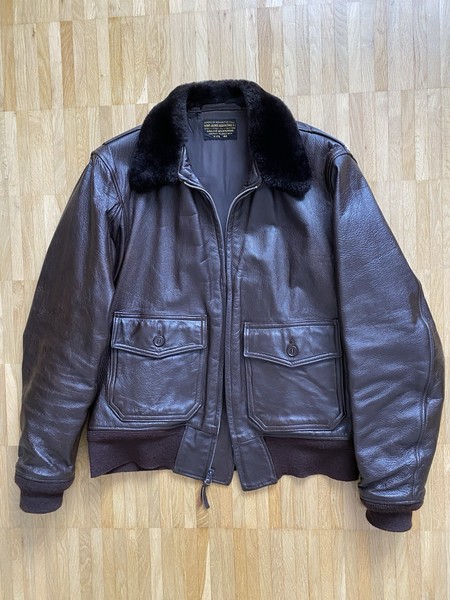 ORIGINAL G-1 FLIGHT JACKET CAGLECO SPORTSWEAR MIL-J-7823 (AER) SIZE 42 *MINT*