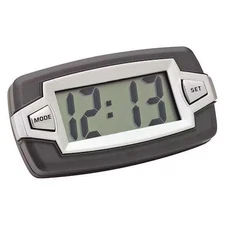 Bell 37007-8 Digital Clock, Indicator, Black/Silver