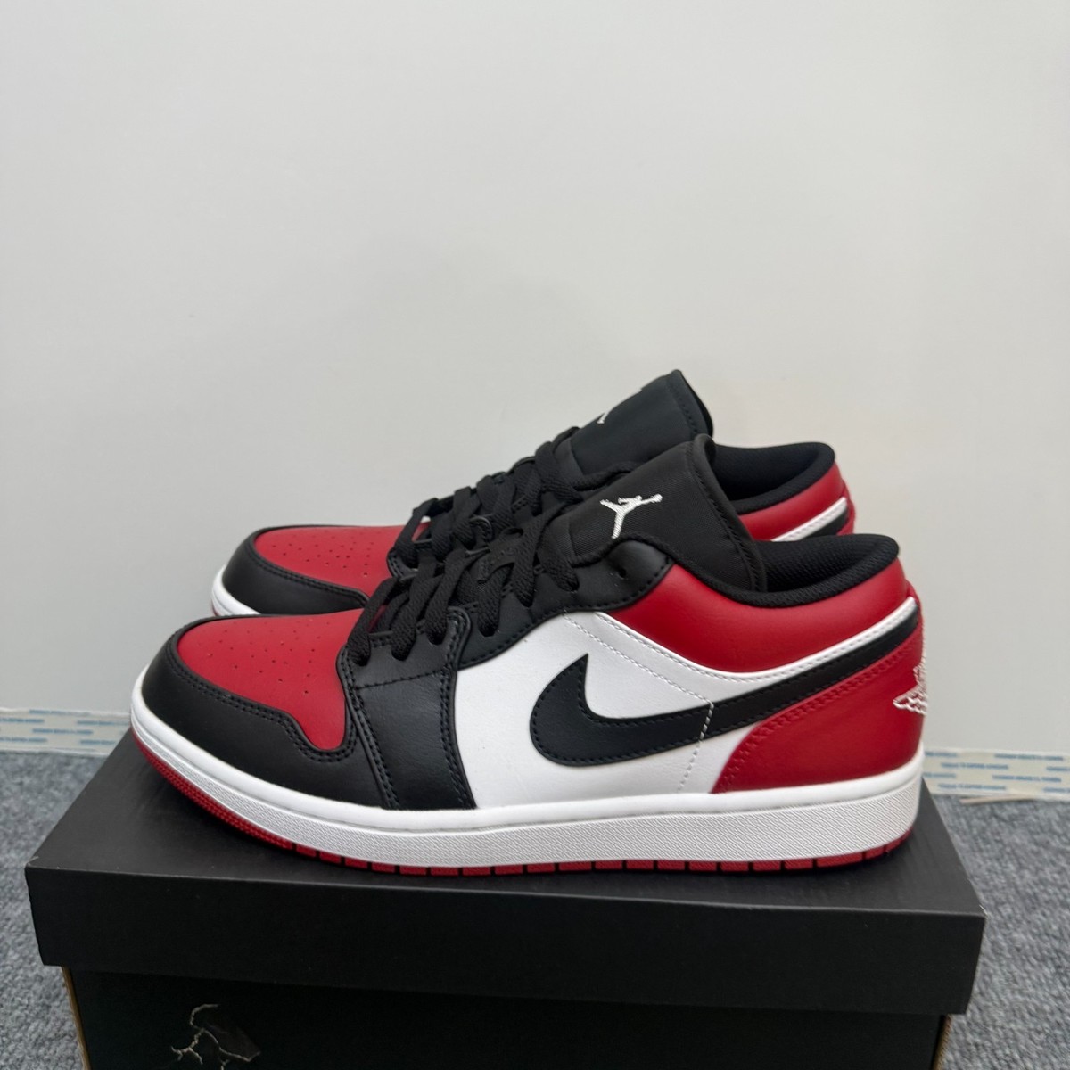 Size 9 - Jordan 1 Low Bred Toe for sale online | eBay