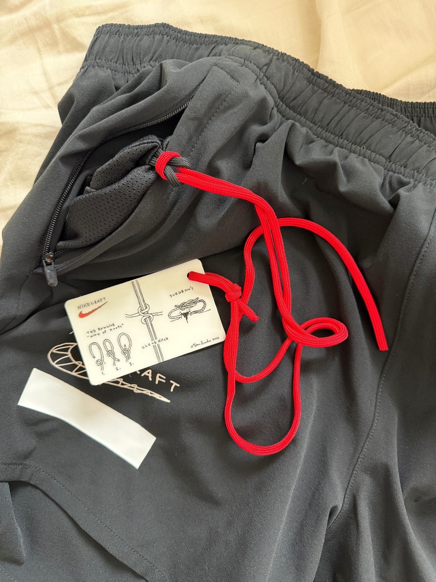 Tom Sachs Nike Universal Athletic Shorts - Size Large - Black