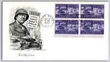 #1026 General George S. Patton Block FDC Artmaster Cachet