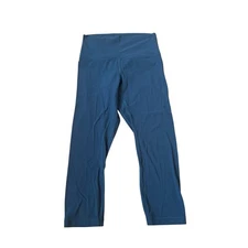 Lululemon Align Crop 21” Night Diver Ankle Nulu Muted Dark Blue Leggings 6