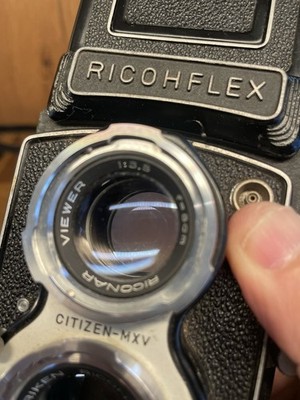 Near Mint ++ w/ Case* Ricoh Ricohflex New DIA Riconar 80mm F/3.5