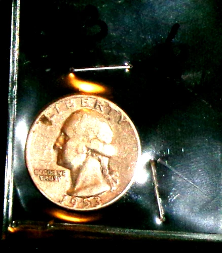 1953  SILVER WASHINGTON HEAD QUARTER - GRADES - "VERY FINE"