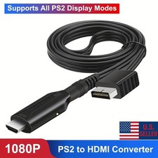 PS2 to HDMI Converter Cable Adapter 1080P Compatible with Sony PlayStation 2