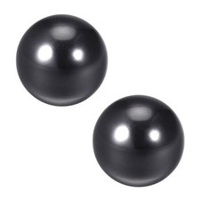 2 Pcs Thermoset Ball Knob M8 Female Threaded Machine Handle 30mm Diameter Black