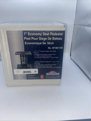 Springfield Marine Economy Fixed Height Pedestal for Boat Seat 7'' New in Box