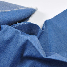 Indigo Blue Denim 100 Cotton Canvas 4.8 oz Fabric 56 Inches Wide, by The Yard