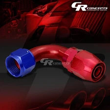 ALUMINUM -10AN AN10 10-AN 90 DEGREE SWIVEL TUBE OIL/FUEL LINE HOSE END FITTING