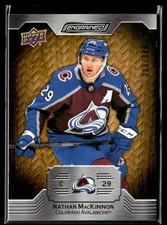 2023-24 Upper Deck Engrained Oak Nathan MacKinnon 285/349 Colorado Avalanche #27