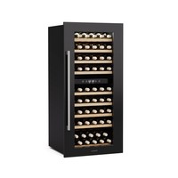 WeinküHlschrank 2 Zonen Lagerschrank 79 Weinflaschen KüHlschrank Einbau 9 Regale