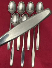 8 Pc Set Stainless Steel ICED TEA SPOONS American Stainless USA