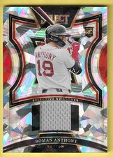 2025 Select Cracked Ice Roman Anthony Red Sox RC Jersey