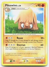 Stormfront Piloswine 46/100 Heavily Played Pokemon UC Tcg Card