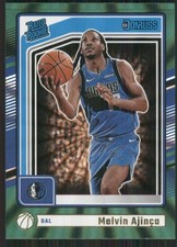 2024-25 Donruss Holo Green Laser #238 Melvin Ajinca RR Dallas Mavericks TW3072