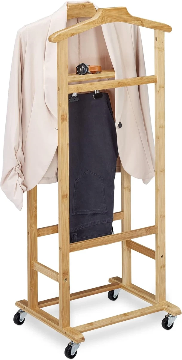 Marvin Manichino Appendino In Metallo Nero – Stand A Cages Per Abiti, Salvaspazio Da Terra, 48x28x104 Cm