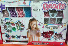 DIY Kids Jewelry Making Kit Girls Charm Bracelet Necklace Bead Art Craft Toy