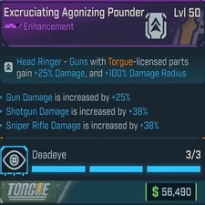 Borderlands 4 🌟 TORGUE ENHANCEMENT 🌟 EXCRUTIATING AGONIZING POUNDER 🌟
