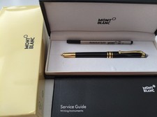 Montblanc Meisterstuck Classique Rollerball Pen Black and Gold with Box