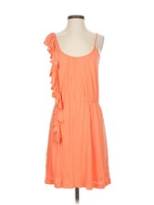 Mango Women Orange Casual Dress S