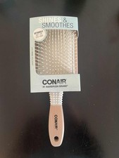 Conair Shines  Smoothes Detangle Wet or Dry Hairbrush NEW