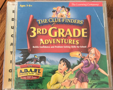 The Clue Finders' 3rd Grade Adventures Ages 7-9-PC CD ROM for WIN MAC SHIP24HRS