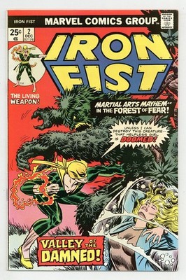 IRON FIST #2 7.0 MISTY KNIGHT APPEARANCE CLAREMONT & BYRNE OW/W PGS 1976