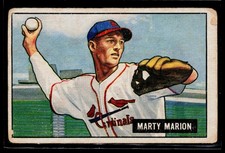 1951 Bowman Marty Marion #34 St. Louis Cardinals (BMC-00880)